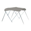 Carver 3 Bow 4681U Bimini Top with Boot - Cadet Grey Acrylic