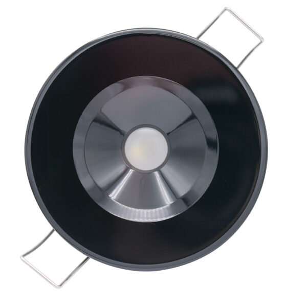 Lumitec Illusion Flush Mount LED Down Light - Warm White - Dimming - Black Housing - Image 2