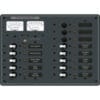 Blue Sea 8068 DC 13 Position Toggle Branch Circuit Breaker Panel - White Switches