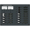 Blue Sea 8076 AC Main +11 Positions Toggle Circuit Breaker Panel - White Switches