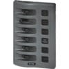 Blue Sea 4306 WeatherDeck Water Resistant Fuse Panel - 6 Position - Grey