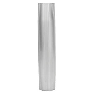 TACO Aluminum Ribbed Table Pedestal - 2-3/8" O.D. - 27-1/2" Length