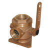 GROCO 1-1/2" Safety Seacock w/1-1/4" Side Port