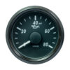 VDO SingleViu 52mm (2-1/16") Oil Pressure Gauge - 80 PSI - 240-33 Ohm