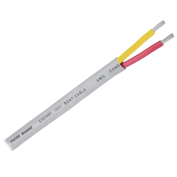 Pacer 14/2 AWG Round Safety Duplex Cable - Red/Yellow - 250'