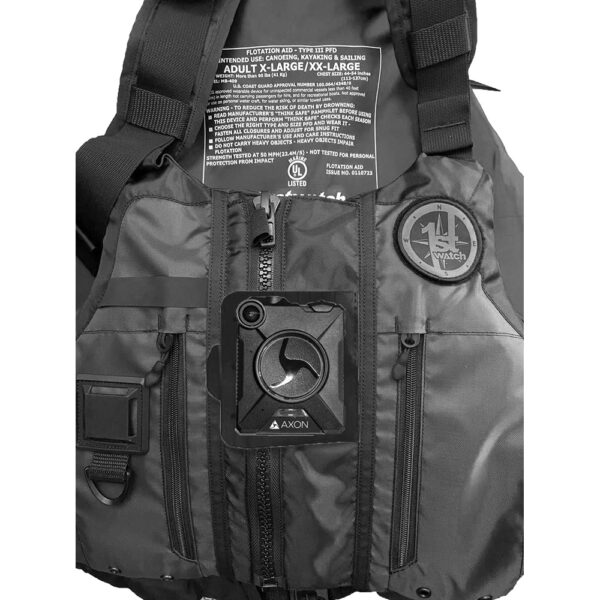 First Watch AV-1000 Kayak Style Duty PFD - Black - M/L - Image 2