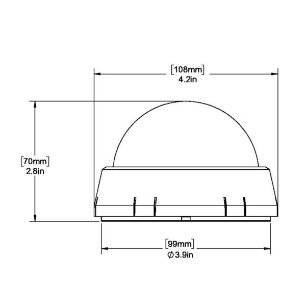 Ritchie XP-98W X-Port Tactician™ Compass - Surface Mount - White - Image 2