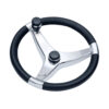 Schmitt Marine Evo Pro 316 Cast Stainless Steel Steering Wheel w/Control Knob - 13.5" Diameter