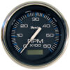 Faria Chesapeake Black 4" Tachometer w/Hourmeter - 6000 RPM (Gas) (Inboard)