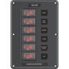 Blue Sea 4322 Circuit Breaker Switch Panel 6 Position - Gray