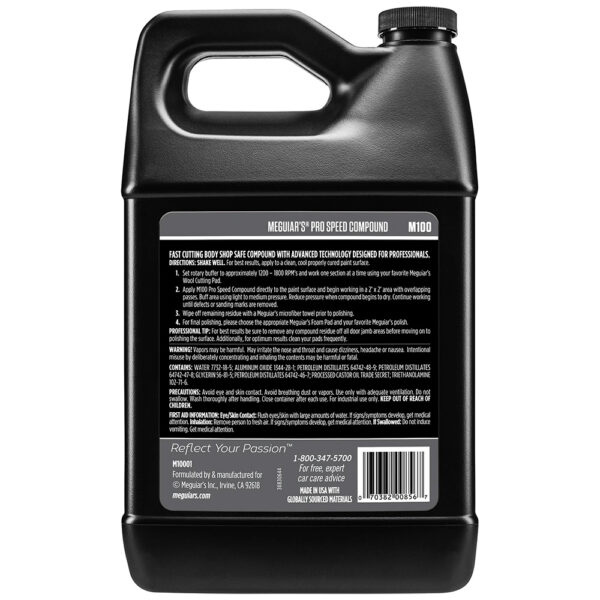 Meguiar's Pro Speed Compound - 1 Gallon - Image 2
