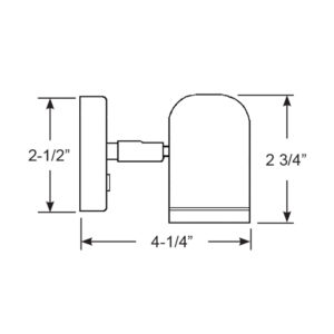 Alternative view of Scandvik LED 304 Stainless Steel LED Reading Light - 8-30V