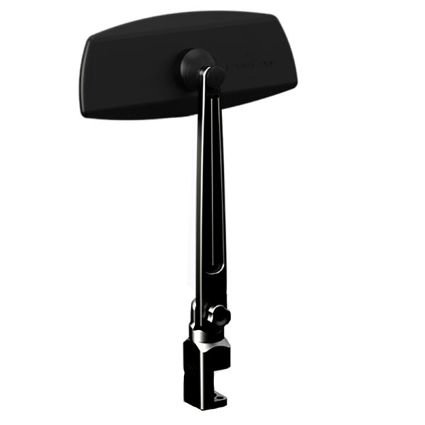 PTM Watersports Pontoon Mirror/Bracket Kit w/VR-100 Pro & PCX-200 (Black)