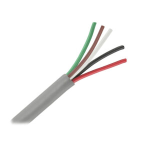 Pacer Unshielded 5 Conductor Cable - 25' - 18/5 AWG - Green, Brown, White, Black, & Red