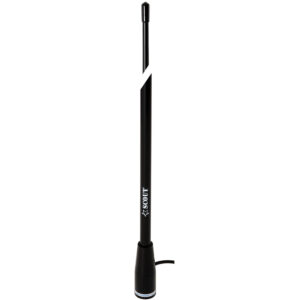 Alternative view of Scout 5' Black VHF Antenna 3dB Nylon Ferrule w/5M RG-58 Coax KS-22