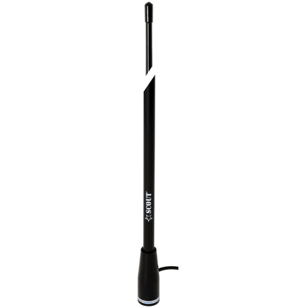 Scout 5' Black VHF Antenna 3dB Nylon Ferrule w/5M RG-58 Coax KS-22 - Image 2