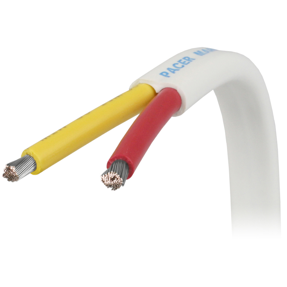 Pacer 6/2 AWG Safety Duplex Cable - Flat Cable - Red/Yellow - 100'