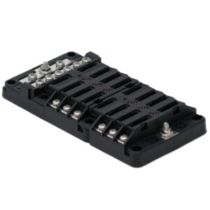 Alternative view of Egis RT Fuse Block 12 Position w/Ground & LED Indication