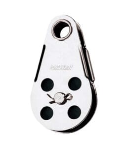 Ronstan Wire Block - Tubular Rivet Head w/Removable Nylatron® Sheave - 45mm (1-3/4") Sheave Diameter