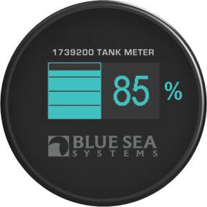 Alternative view of Blue Sea 1739200 Mini OLED Tank Meter - Blue