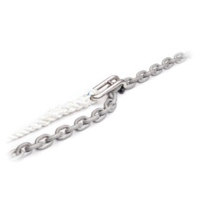 Alternative view of C. Sherman Johnson "Captain Hook" Chain Snubber Small Snubber Hook f/1/4" & 5/16" Chain w/12' of 1/2" 3 Strand Nylon