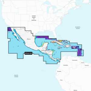 Alternative view of Navionics Platinum+ NPSA010R - Central America & Caribbean