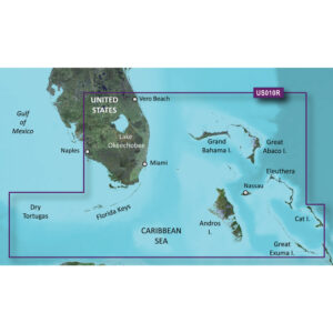 Alternative view of Garmin BlueChart® g3 Vision® HD - VUS010R - Southeast Florida - microSD™/SD™