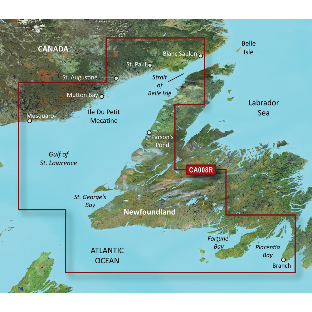Garmin BlueChart® g3 Vision® HD - VCA008R - Newfoundland West - microSD™/SD™ - Image 2