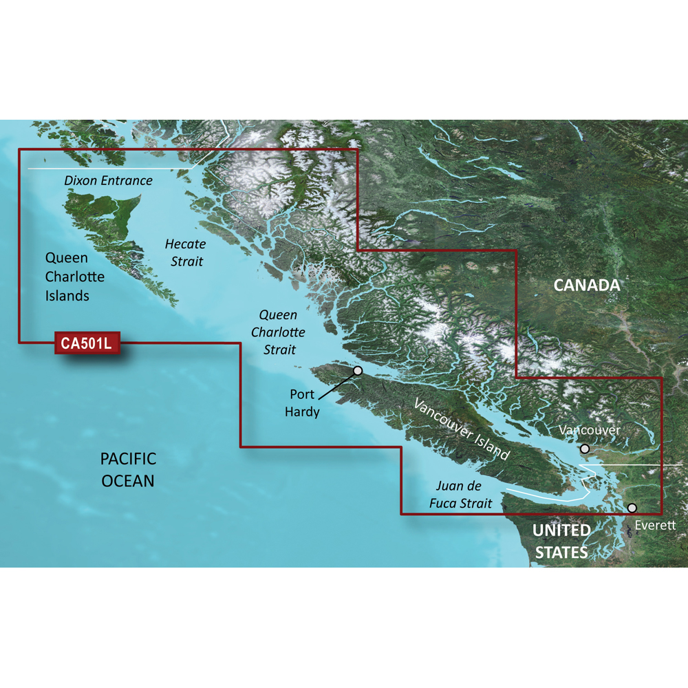 Garmin BlueChart® g3 Vision® HD - VCA501L - Vancouver Island - Dixon Entrance - microSD™/SD™ - Image 2