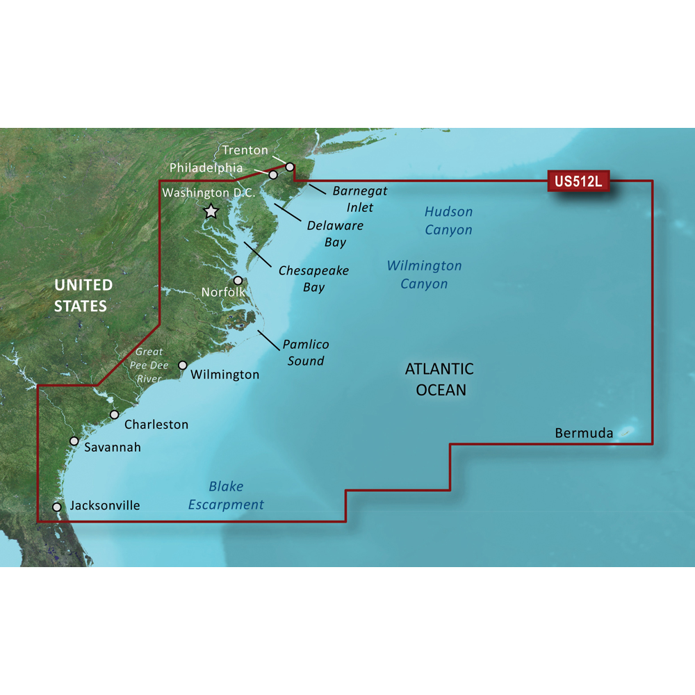 Garmin BlueChart® g3 Vision® HD - VUS512L - Mid-Atlantic - microSD™/SD™ - Image 2