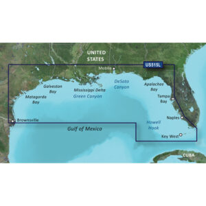 Alternative view of Garmin BlueChart® g3 Vision® HD - VUS515L - Brownsville - Key Largo - microSD™/SD™