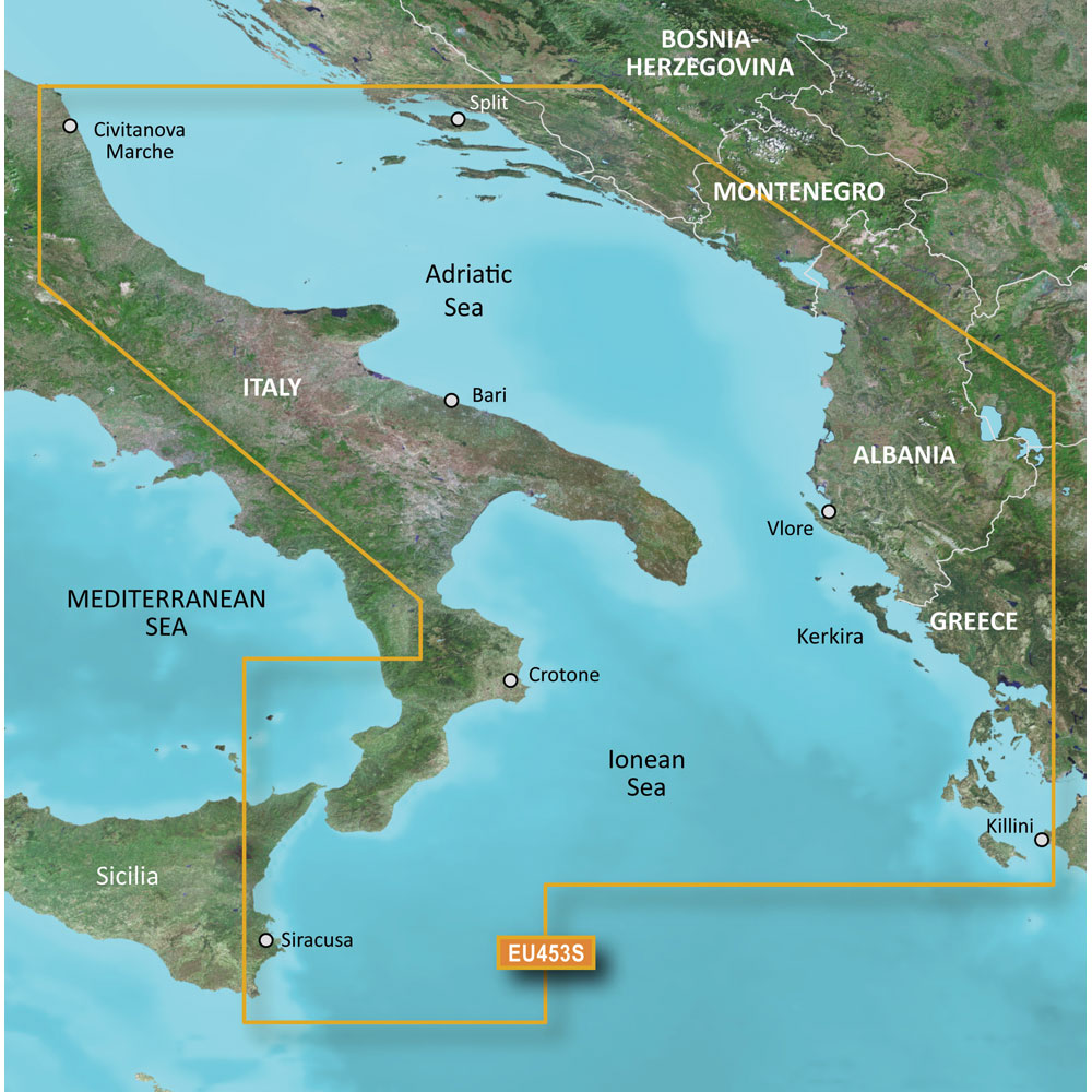 Garmin BlueChart® g3 Vision® HD - VEU453S - Adriatic Sea, South Coast - microSD™/SD™ - Image 2