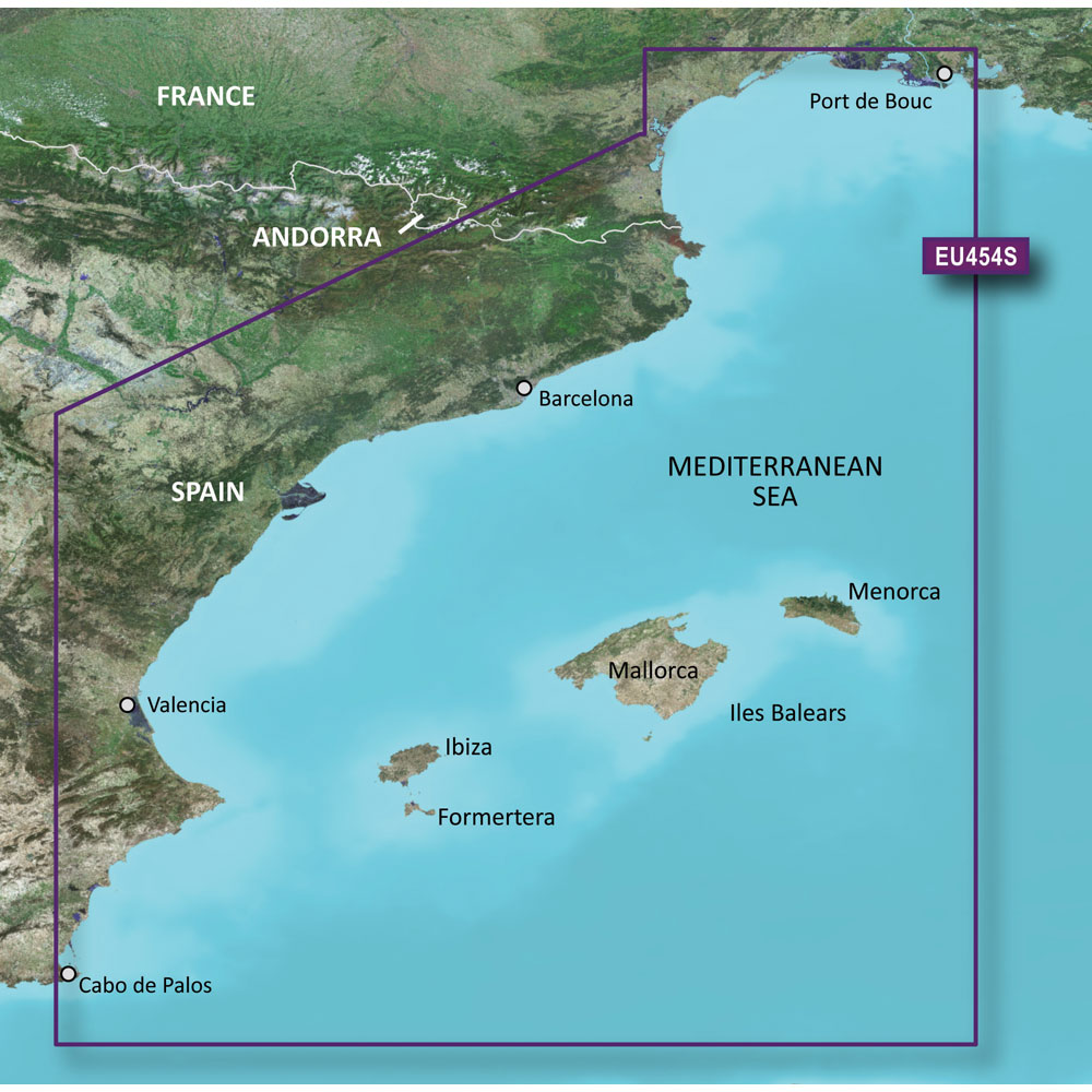 Garmin BlueChart® g3 Vision® HD - VEU454S - Barcelona & Valencia - microSD™/SD™ - Image 2