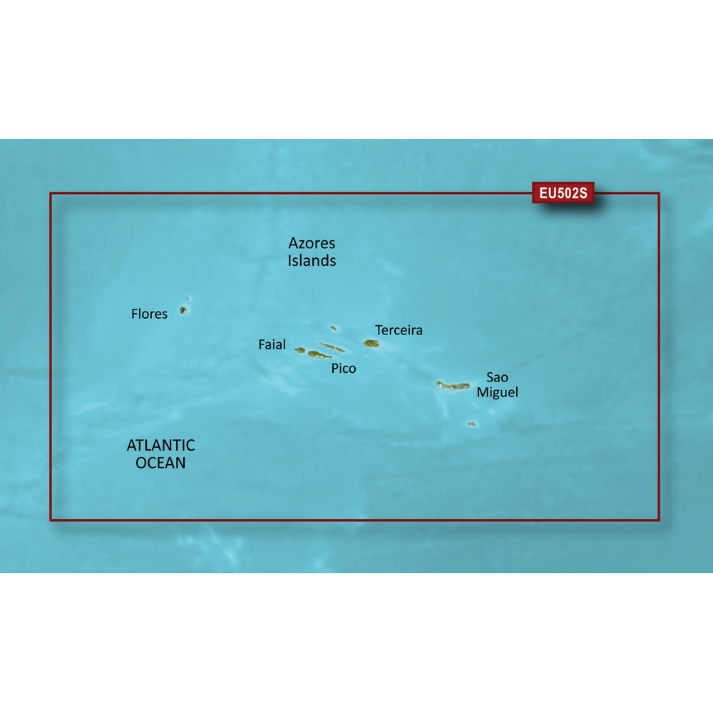 Garmin BlueChart® g3 Vision® HD - VEU502S - Azores Islands - microSD™/SD™ - Image 2