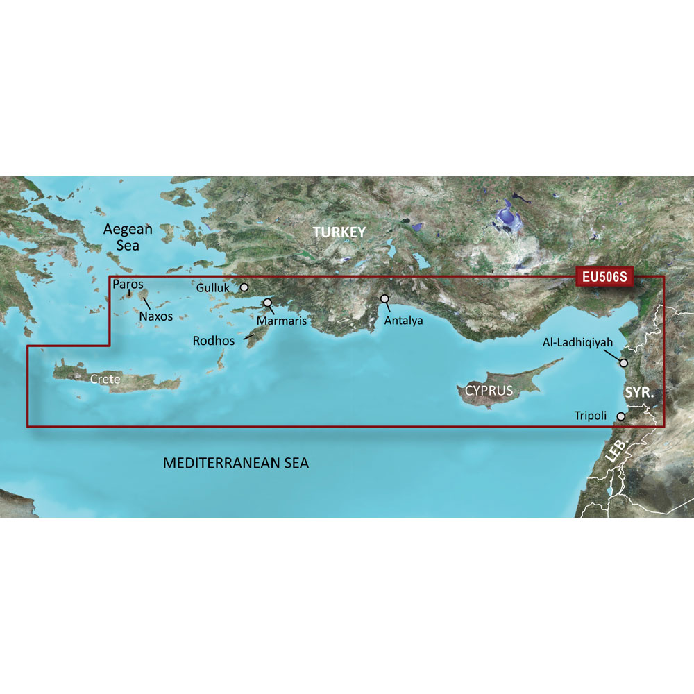 Garmin BlueChart® g3 Vision® HD - VEU506S - Crete To Cyprus - microSD™/SD™ - Image 2