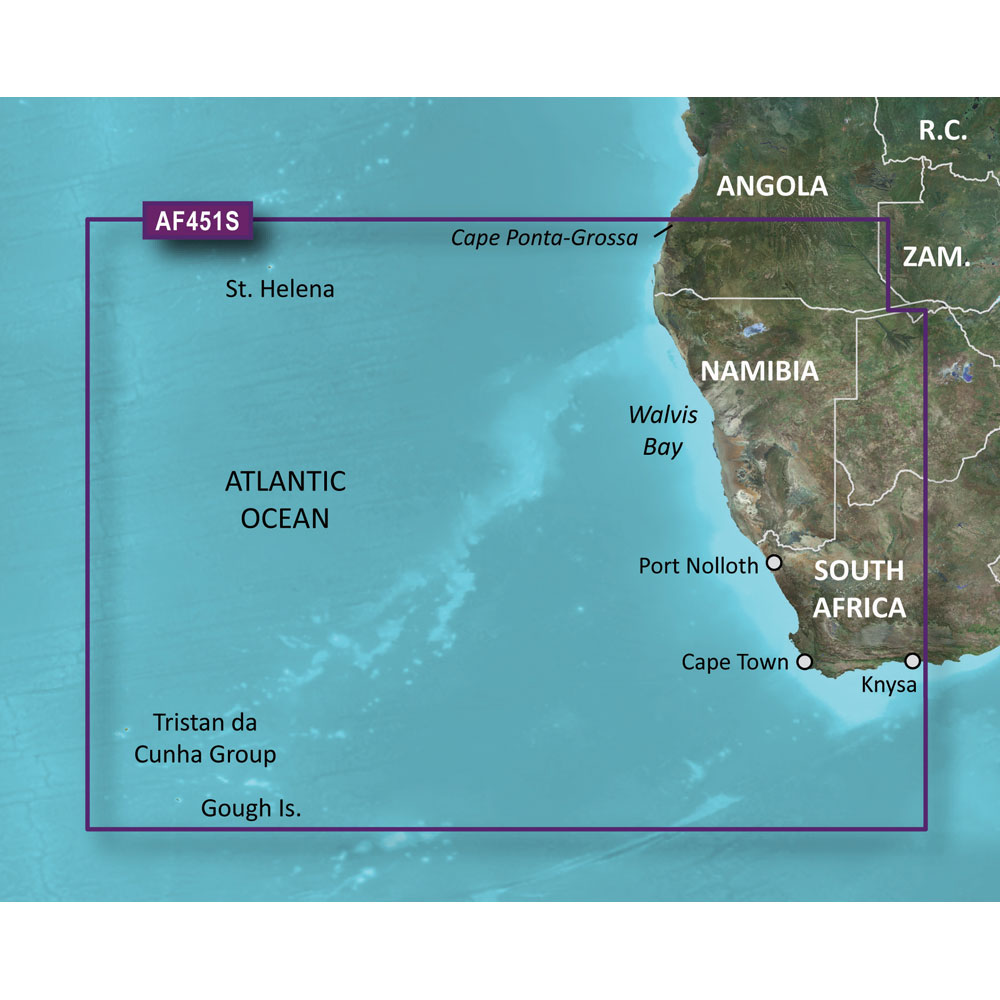 Garmin BlueChart® g3 Vision® HD - VAF451S - Namibia - Knysna, SA - microSD™/SD™ - Image 2