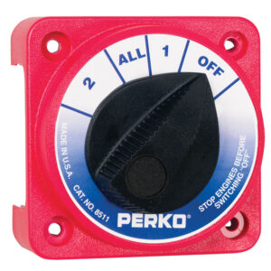 Alternative view of Perko Compact Medium Duty Battery Selector Switch w/o Key Lock