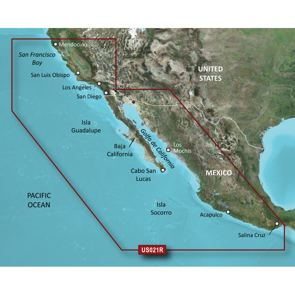 Garmin BlueChart® g3 HD - HXUS021R - California - Mexico - microSD™/SD™ - Image 2