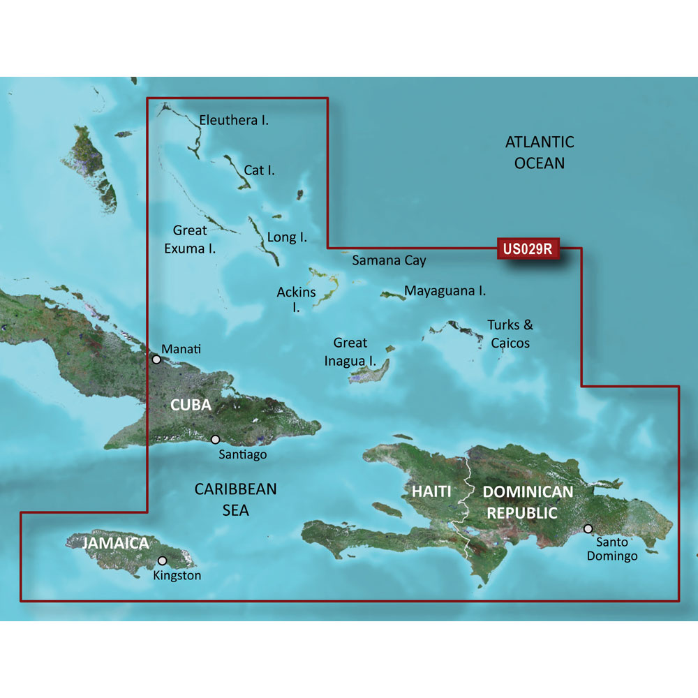 Garmin BlueChart® g3 HD - HXUS029R - Southern Bahamas - microSD™/SD™ - Image 2