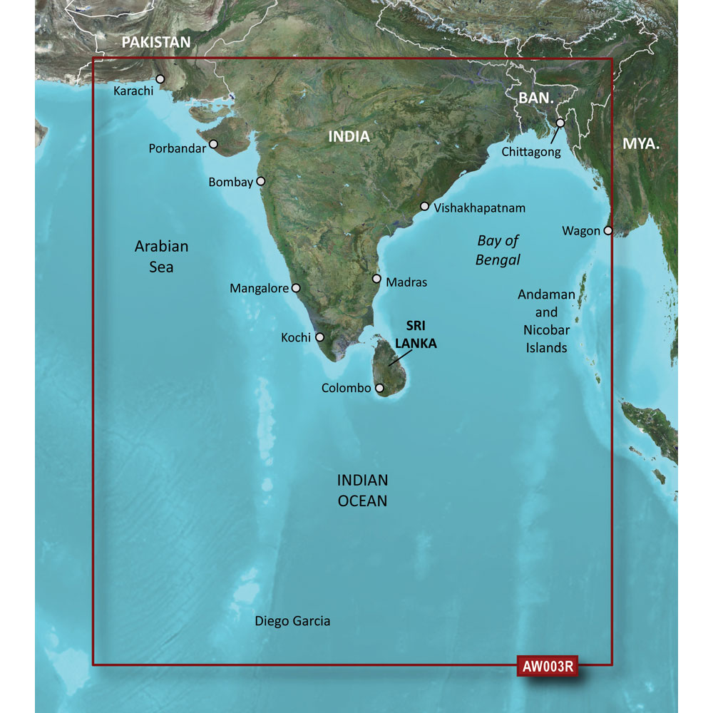 Garmin BlueChart® g3 HD - HXAW003R - Indian Subcontinent - microSD™/SD™ - Image 2