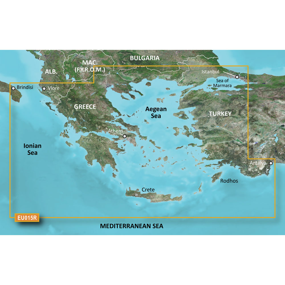 Garmin BlueChart® g3 HD - HXEU015R Aegean Sea & Sea of Marmara - microSD™/SD™ - Image 2