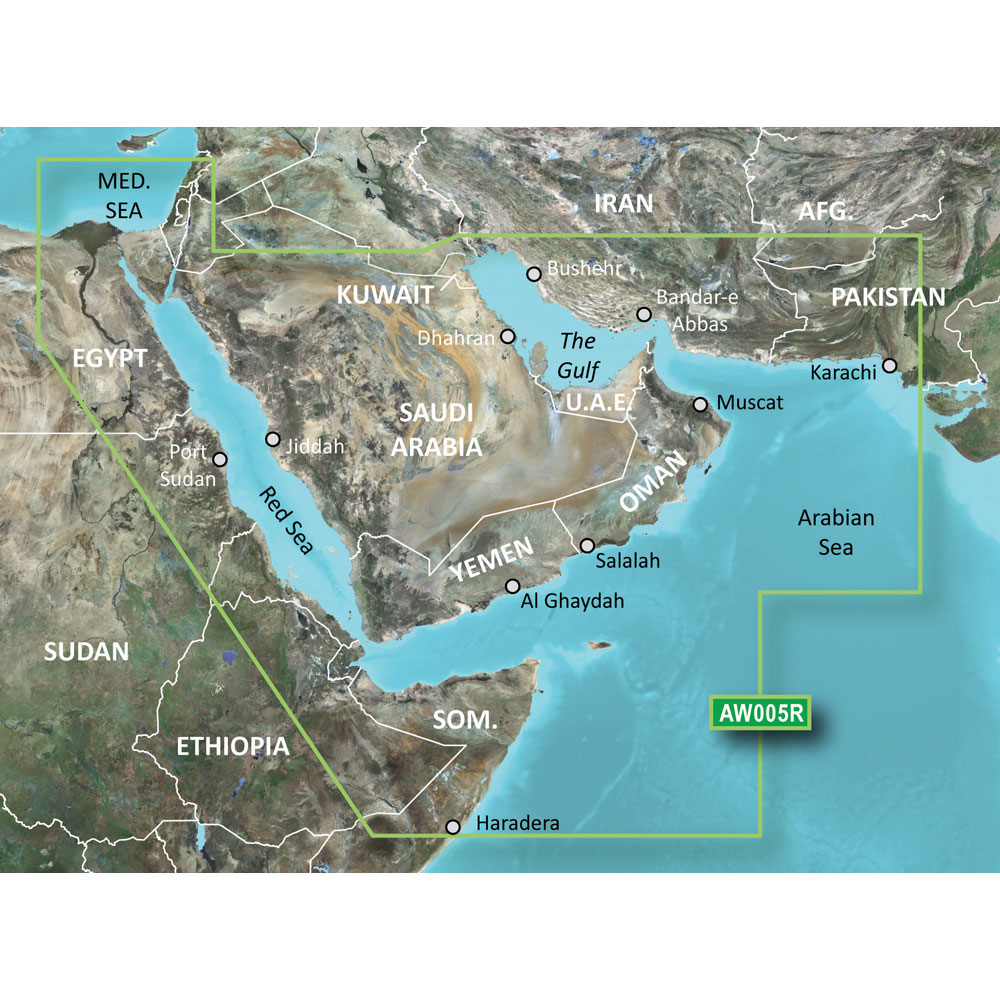 Garmin BlueChart® g3 HD - HXAW005R - The Gulf & Red Sea - microSD™/SD™ - Image 2