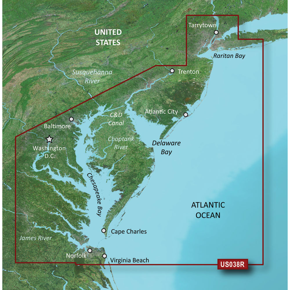 Garmin BlueChart® g3 Vision® HD - VUS038R - New York - Chesapeake - microSD™/SD™ - Image 2