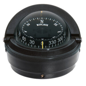 Alternative view of Ritchie S-87 Voyager Compass - Surface Mount - Black