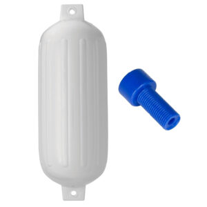 Alternative view of Polyform G-6 Twin Eye Fender 11" x 30" - White w/Adapter