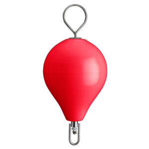 Alternative view of Polyform 13.5" CM Mooring Buoy w/SS Iron - Red