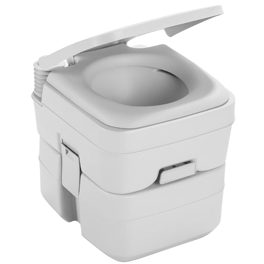 Dometic 965 Portable Toilet w/Mounting Brackets- 5 Gallon - Platinum - Image 2
