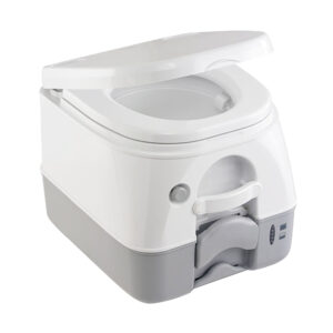 Alternative view of Dometic 974 Portable Toilet w/Mounting Brackets -2.6 Gallon - Grey