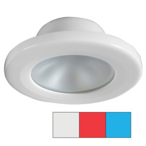 Alternative view of i2Systems Apeiron A3120 Screw Mount Light - Red, Cool White & Blue - White Finish