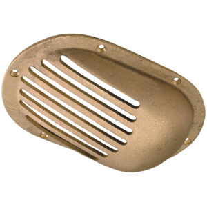 Alternative view of Perko 6-1/4" x 4-1/4" Scoop Strainer Bronze MADE IN THE USA